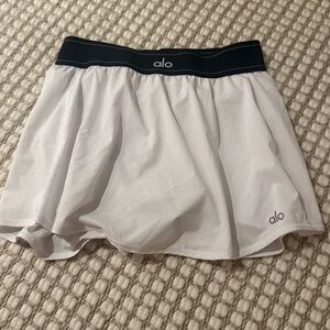 Alo White Tennis Skirt